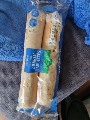 Reduced Fat Garlic Baguettes
