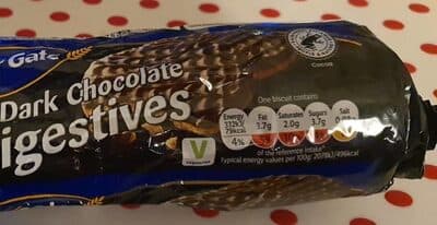 Dark chocolate Digestives