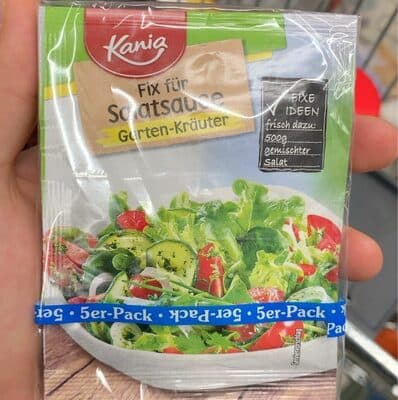 Salatsauce Garten Kruter