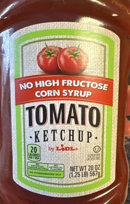 Ketchup No High Fructose Corn Syrup
