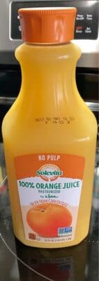 100% Orange Juice - No Pulp