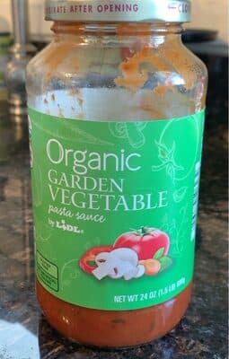 Organic Garden Vegetable Pasta Sauce