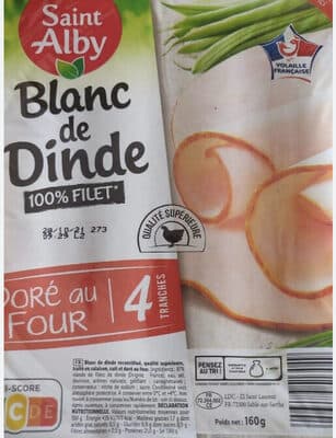 Blanc de dinde 100% filet dor au four