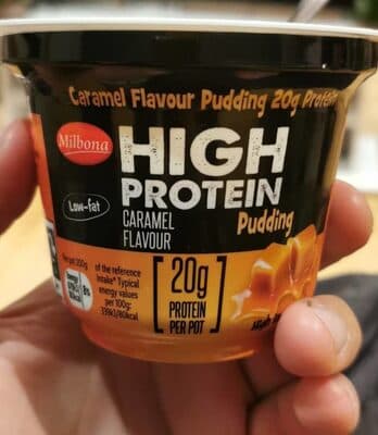 High Protein Caramel flavour pudding