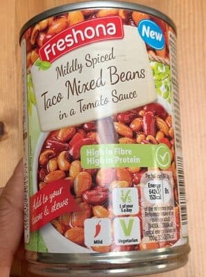 Taco Mixed Beans in Tomato Sauce