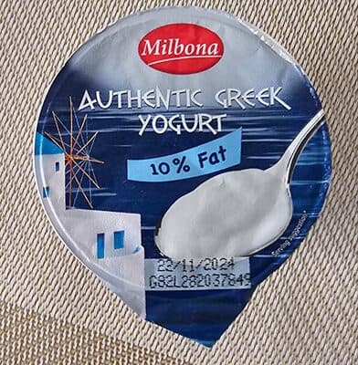 Authentic greek yogurt