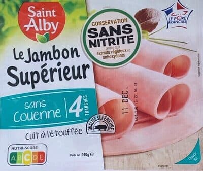 Jambon sans couenne sans nitrite