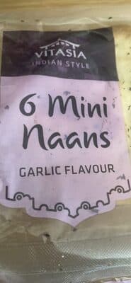 Mini Naans Garlic Flavour