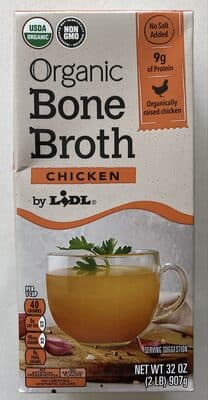Organic Bone Broth, Chicken, No Salt Added