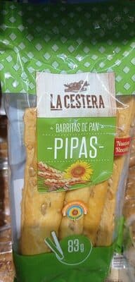 Barritas de Pan Pipas