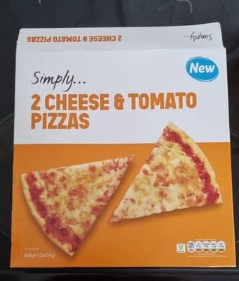 Cheese And Tomato Pizzas