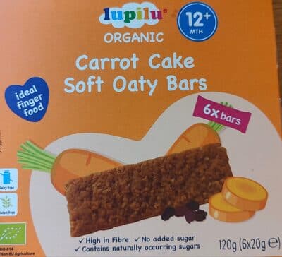 Carrot Cake Soft Oaty Bars