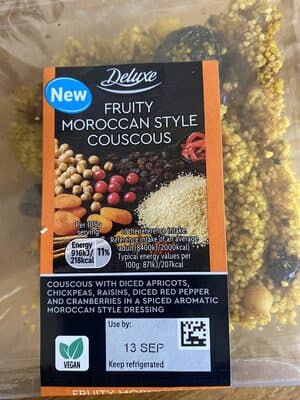 Fruity Moroccan Style Couscous
