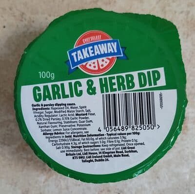 Garlic And Herb Dip