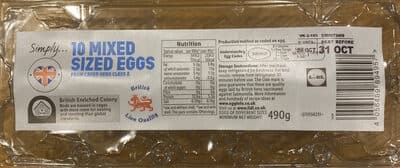 Mixed Sized Eggs