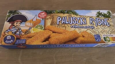 Paluszki Rybne z fileta z mintaja