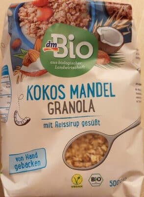 Kokos Mandel Granola