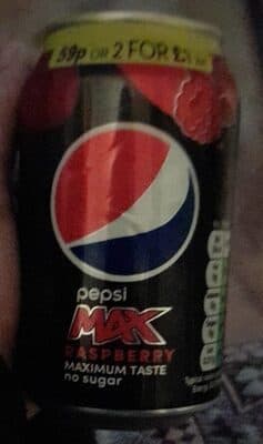 Pepsi max rasberry