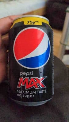 Pepsi max can