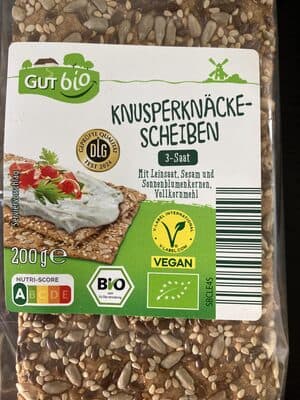 Bio-Knusperkncke-Scheiben - 3-Saat