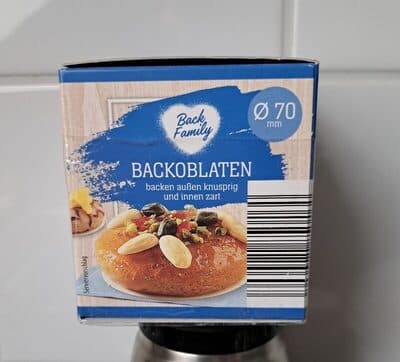 Backoblaten