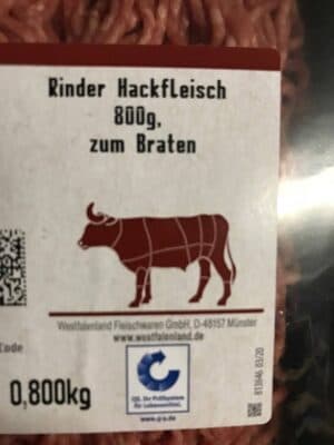 Hackfleisch Rind