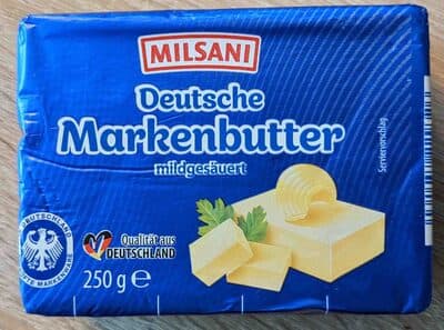 Deutsche Markenbutter Mildgesuert