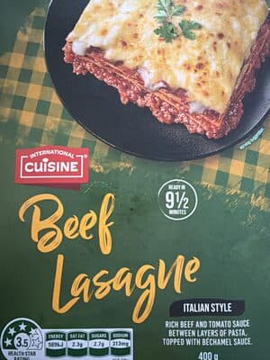 Beef Lasagne