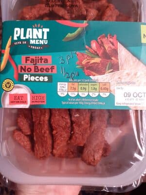 Fajita no beef pieces