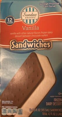 Vanilla Ice Cream Sandwich