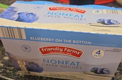 Nonfat Greek Yogurt Blueberry