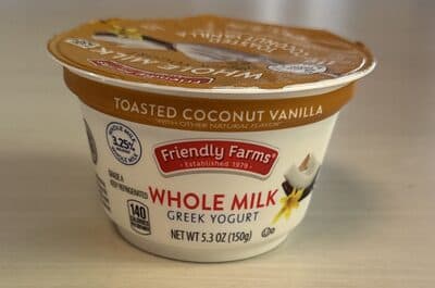 Whole Milk Greek Yogurt Toasted Coconut Vanilla