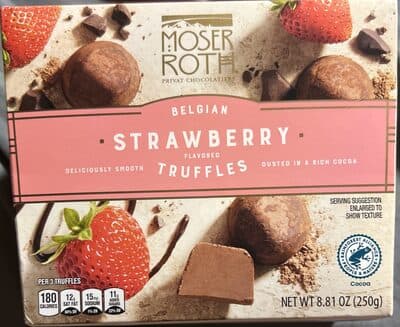 Belgian Strawberry Truffles