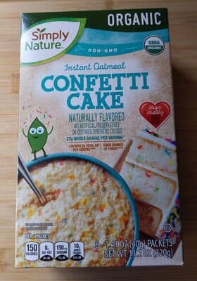 Confetti Cake Instant Oatmeal