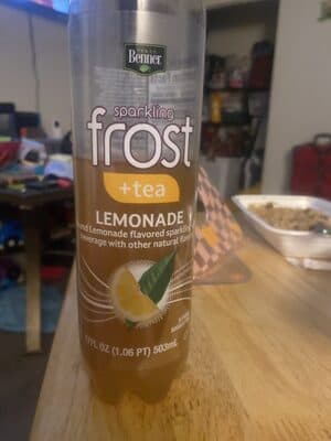 sparkling frost + tea LEMONADE