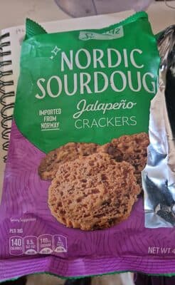 Nordic Sourdough Jalapeno Crackers