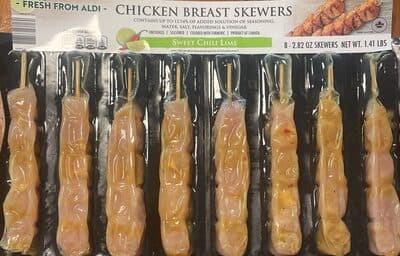 Chicken Breast Skewers