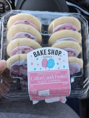 Cotton Candy Frosted Sugar Cookie