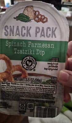 Spinach Parmesan Tzatziki Dip