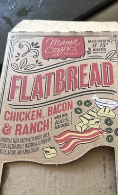 Flatbread Chicken, Bacon & Ranch