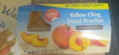 Yellow Cling Diced Peaches