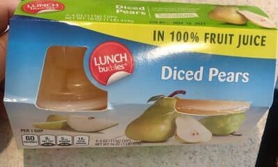 Diced Pear Cups