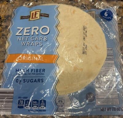 Zero Net Carb Wraps Original