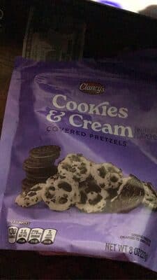 Cookies & Cream Covered Pretzels