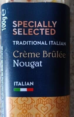 Traditional Italian Crème Brûlée Nougat