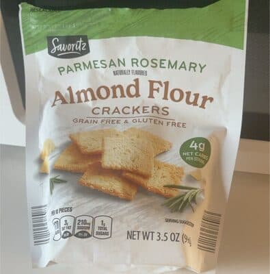 Almond flour crackers/ Parmesan Rosemary