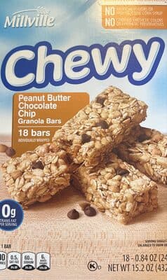 Peanut Butter Chocolate Chip Granola Bars