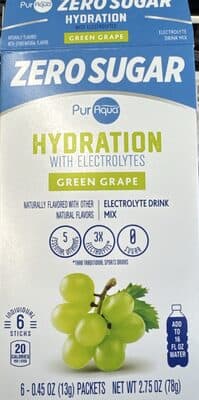 Hydration With Electrolytes Grape