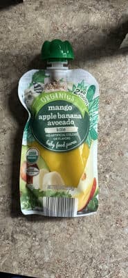 Organics Mango Apple Banana Avocado Kale