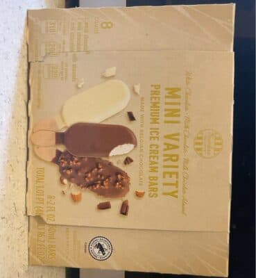 Mini variety premium ice cream bars